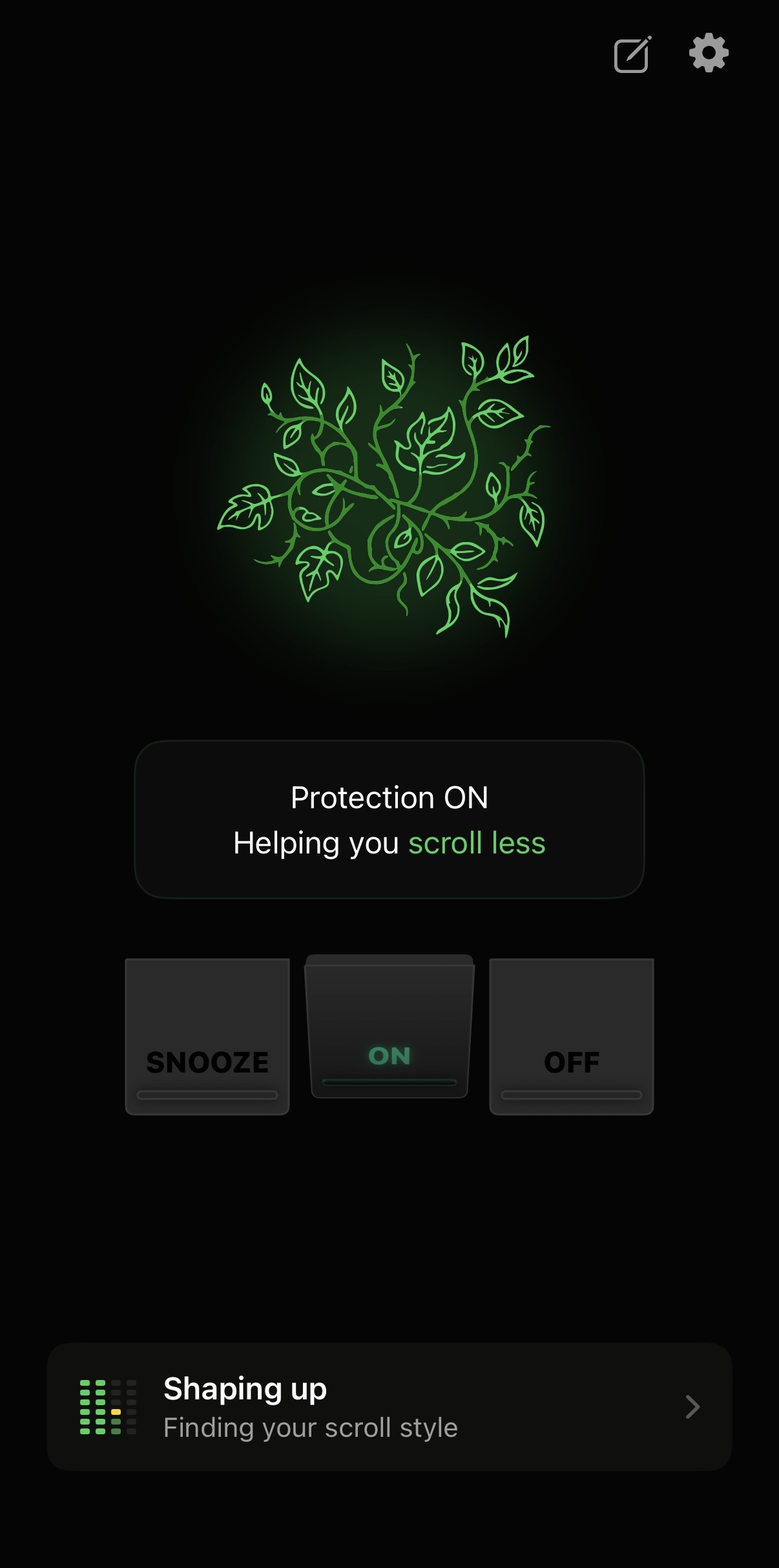 VineWall app screenshot