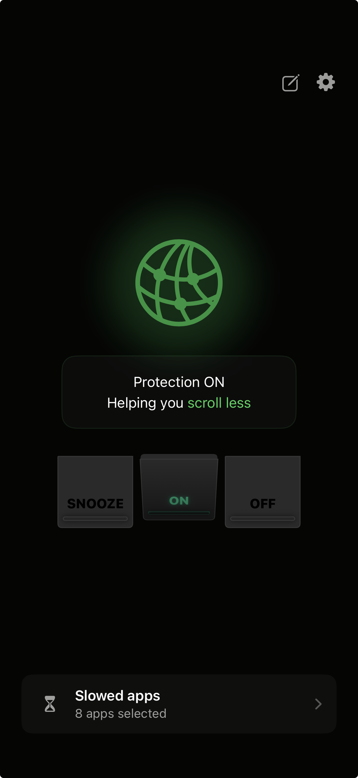 VineWall app screenshot